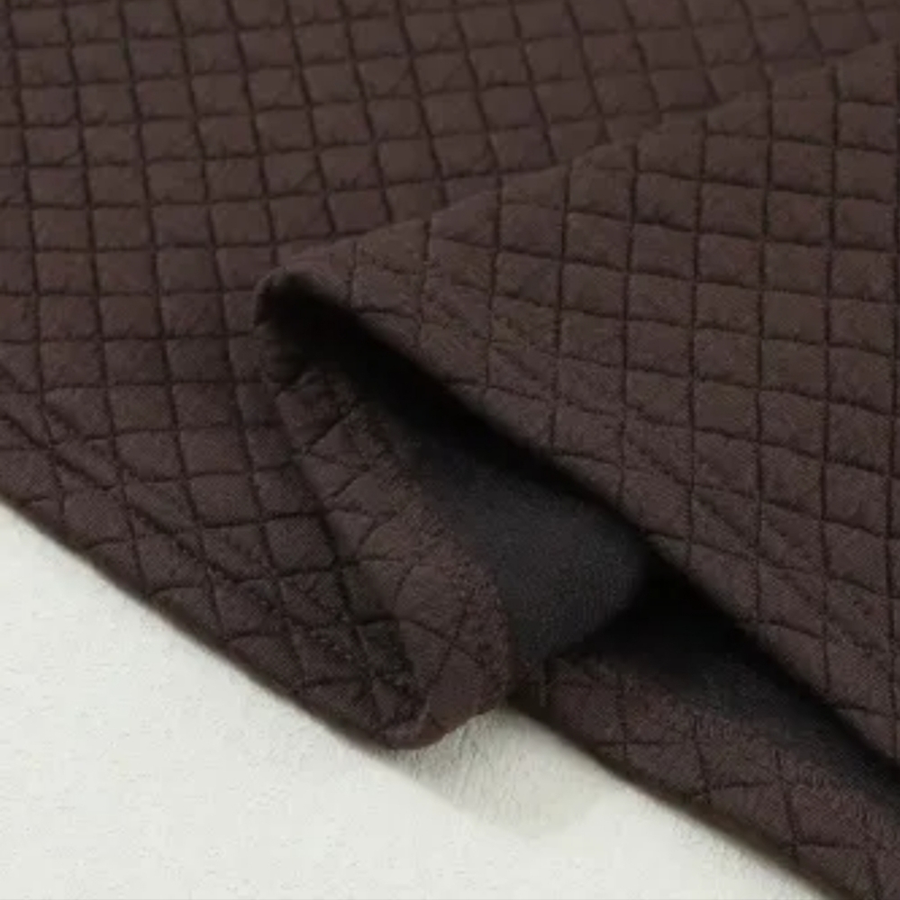 New quilted plaid raglan top - Picture 4 of 13